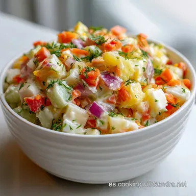 Ensaladilla Rusa para 5 Raciones Tarjeta de receta