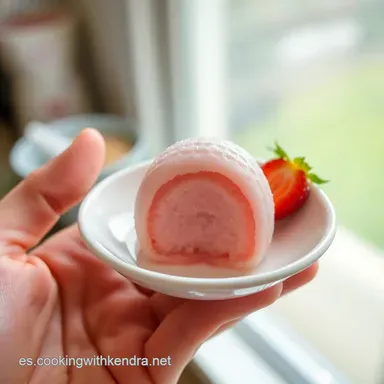 Strawberry Mochi Ichigo Daifuku F&aacute;cil La receta japonesa con truco Tarjeta de receta