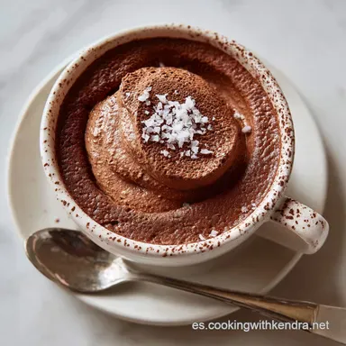 Receta Mousse de Mocha con Caf&eacute; para 6 Porciones Tarjeta de receta