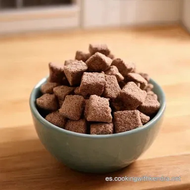 Muddy Buddies aka Puppy Chow Un Postre de Ni&ntilde;ez F&aacute;cil Tarjeta de receta