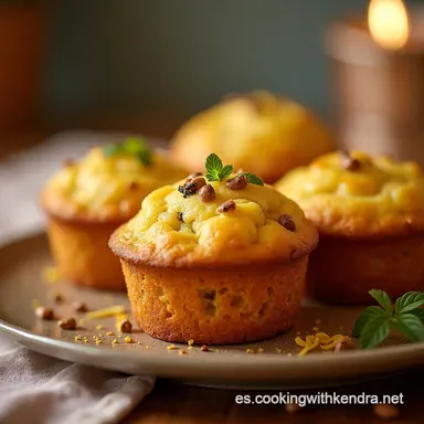 Muffins de Pl&aacute;tano A La Ligera Receta F&aacute;cil y Saludable Tarjeta de receta