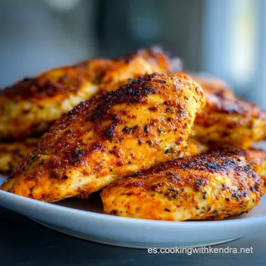 Pollo Al Horno Jugoso para 4 Raciones Tarjeta de receta