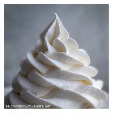 Nata montada en 5 Minutos: T&eacute;cnica Perfecta Tarjeta de receta