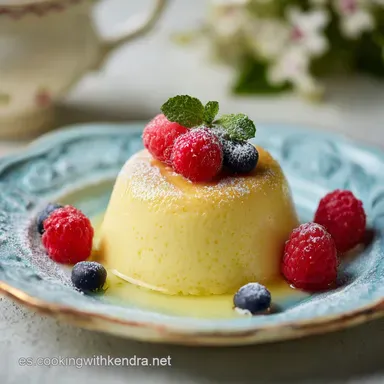 Natillas Caseras Tradicionales para 6 Raciones Tarjeta de receta