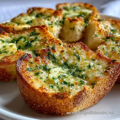 Pan de Ajo Casero: Corteza que Estalla en 30 Minutos Tarjeta de receta