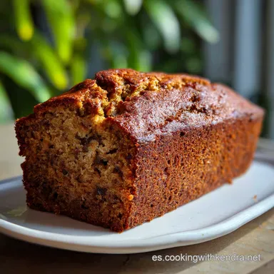 Pan De Pl&aacute;tano: Tierno y Crujiente en 1H 10Min Tarjeta de receta