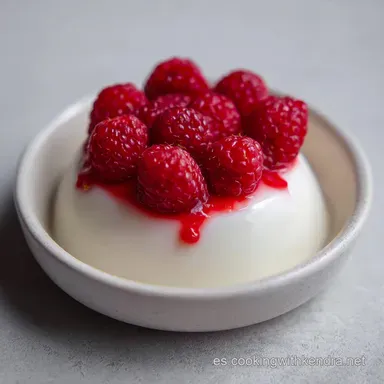 Panna Cotta: Aterciopelada Tarjeta de receta