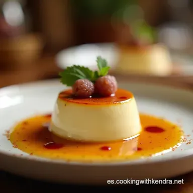 Panna Cotta de Vainilla Seda Toscana Receta F&aacute;cil y Cremosa Tarjeta de receta
