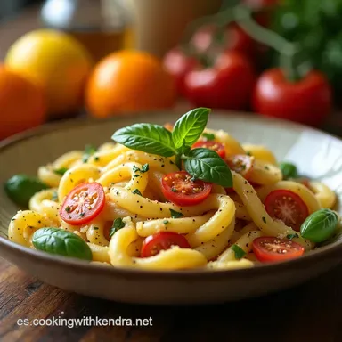 Ensalada Fr&iacute;a de Pasta Tricolor La Receta Mediterr&aacute;nea F&aacute;cil y Fresca Tarjeta de receta