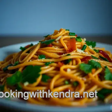 Pasta Thai Vegana: &iexcl;Mi Secreto para un Fest&iacute;n Saludable! Tarjeta de receta