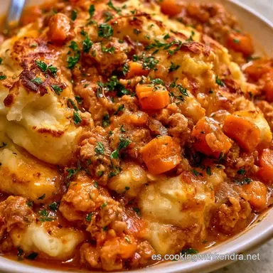 Pastel De Carne Con Patata Tarjeta de receta