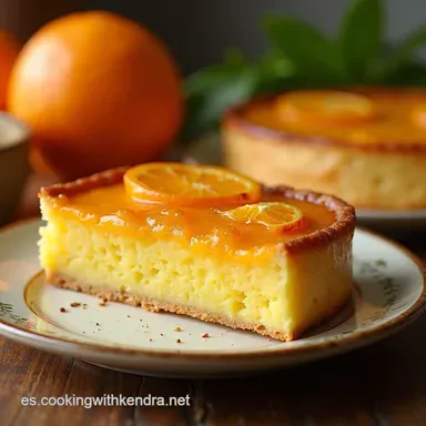 Pastel de Naranja y Almendras Receta Leidy Rivera Pastelera Tarjeta de receta