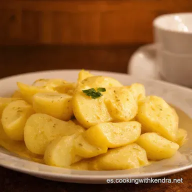 Patatas Alioli Receta Cremosa y F&aacute;cil Como la de la Abuela Tarjeta de receta