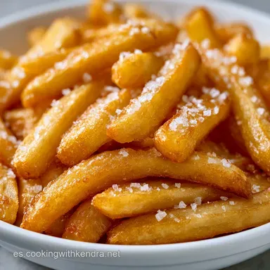 Patatas Fritas Crujientes en 80 Minutos Tarjeta de receta