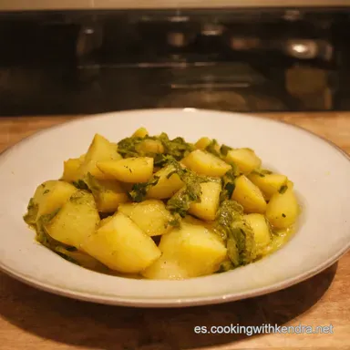 Patatas y Jud&iacute;as Verdes Receta F&aacute;cil Como la de la Abuela Tarjeta de receta