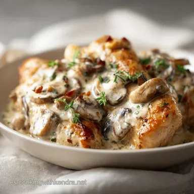 Idea de Comida Casera con Pollo: Pechugas al Vino en 30 Minutos Tarjeta de receta