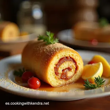 Pionono de Vainilla El Swiss Roll Casero M&aacute;s Esponjoso Tarjeta de receta