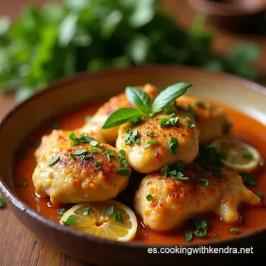 Recetas con Pollo Pollo a la Jardinera R&aacute;pido y C&iacute;trico Tarjeta de receta