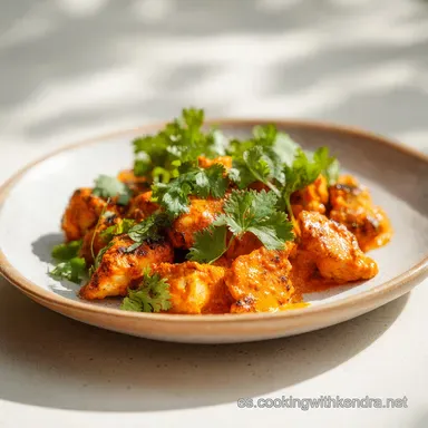 Pollo Tikka Masala: Salsa Cremosa Tarjeta de receta