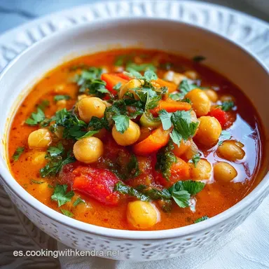 Potaje de Garbanzos: Cocina Lenta Reconfortante Tarjeta de receta