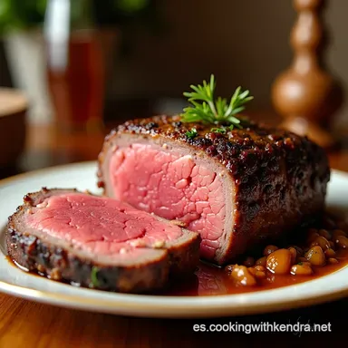 Prime Rib Sin Complicaciones F&aacute;cil y Jugosa Tarjeta de receta