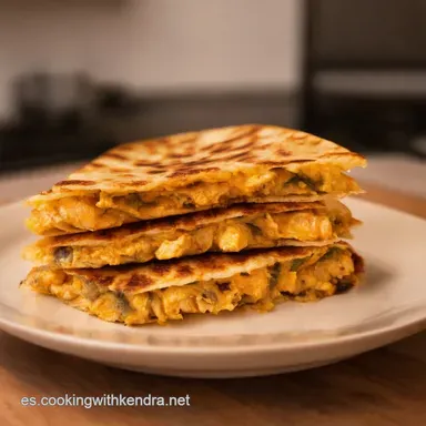 Quesadillas de Pollo Caseras Como las de la Abuela Tarjeta de receta