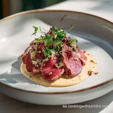 Vitello Tonnato Receta Casero para 6 Raciones Tarjeta de receta