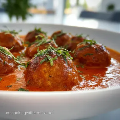 Receta de Alb&oacute;ndigas Caseras en 70 Minutos Tarjeta de receta