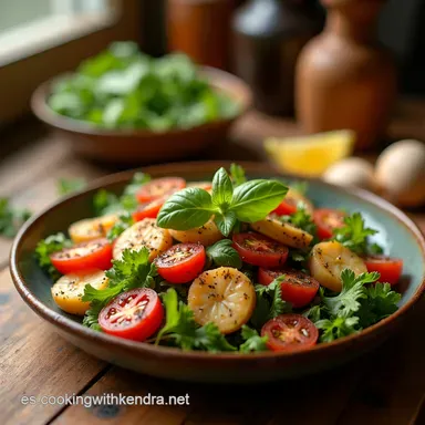 Ensalada Griega Cl&aacute;sica Horiatiki Fresca en 15 Minutos Tarjeta de receta