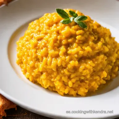 Risotto de Calabaza Cremoso Receta F&aacute;cil para Oto&ntilde;o Tarjeta de receta