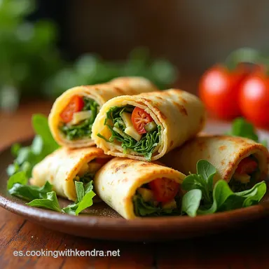 Rollitos de Primavera Frescos Receta Vietnamita F&aacute;cil Tarjeta de receta