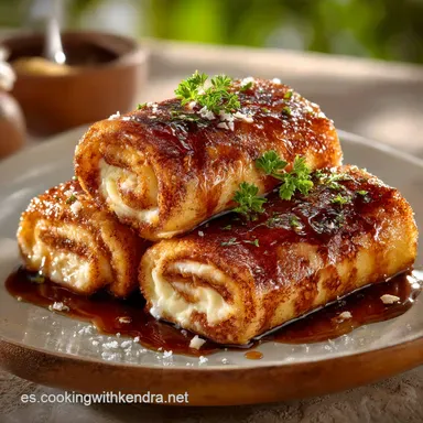 Rollos de canela extra esponjosos con glaseado de queso crema Tarjeta de receta