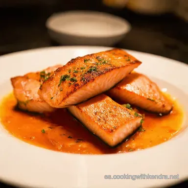 Salm&oacute;n en Freidora de Aire Crujiente y F&aacute;cil Tarjeta de receta