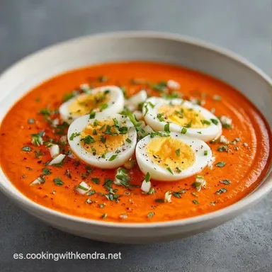 Salmorejo Cordob&eacute;s en 15 Minutos Tarjeta de receta