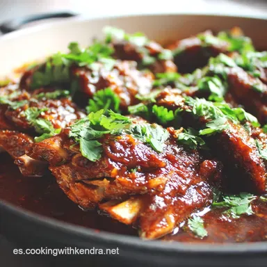Salsa Barbacoa Casera: Receta f&aacute;cil para costillas y alitas. Tarjeta de receta