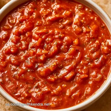 Salsa De Tomate Para Pasta en 30 Minutos Tarjeta de receta