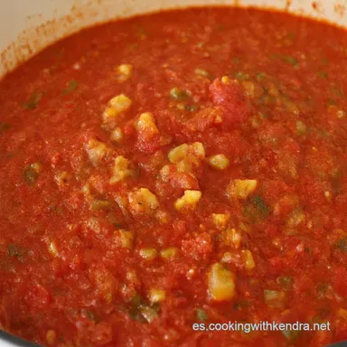Salsa Espa&ntilde;ola Casera Receta Secreta de la Abuela Tarjeta de receta