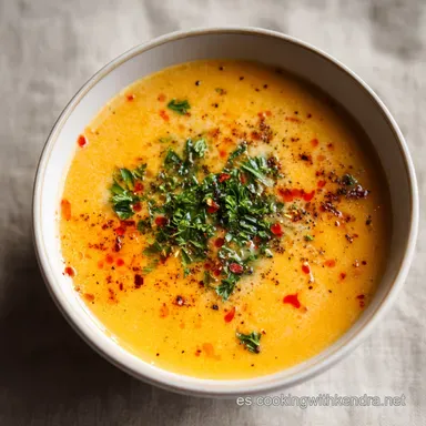 Sopa de la Dieta de 15 D&iacute;as para 8 Raciones Tarjeta de receta