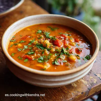 Sopa Marroqu&iacute; Harira: Receta con Carne y Legumbres Tarjeta de receta