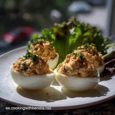 Sper Fcil: Huevos Rellenos Cremosos Tarjeta de receta