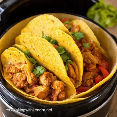Tacos Bowl de Pollo Express Receta Instant Pot para chuparse los dedos Tarjeta de receta