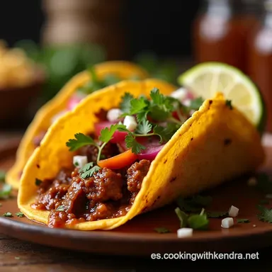 Tacos de Birria de Res Estilo Jalisco Receta F&aacute;cil con Consom&eacute; Tarjeta de receta