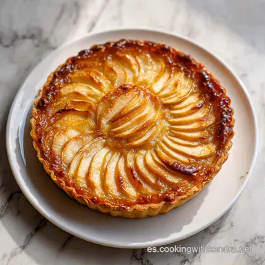Tarta Antigua de Manzana para 8 Raciones Tarjeta de receta