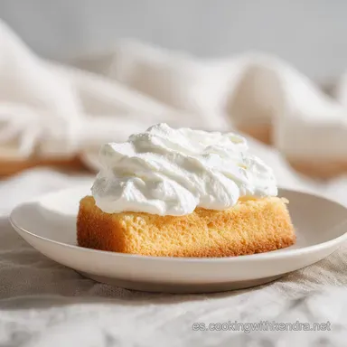 Tarta de Tres Leches: Textura Sedosa Tarjeta de receta