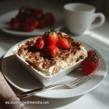 Receta de tiramis fcil y rpido: Postre Italiano Tarjeta de receta