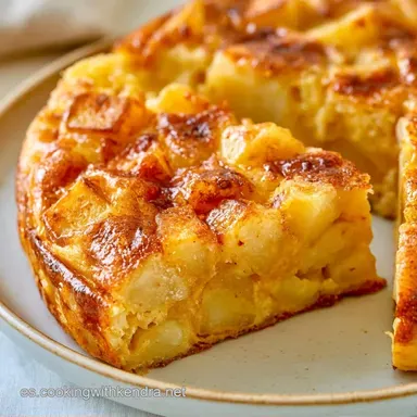Tortilla De Patatas Al Horno Jugosa Tarjeta de receta