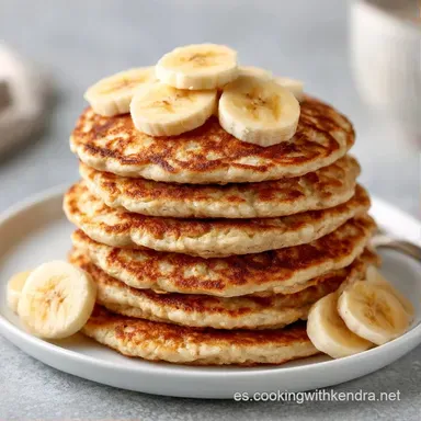 Tortitas De Avena Y Platano en 15 Minutos Tarjeta de receta