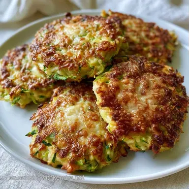 Tortitas De Calabacín Con Parmesano Tarjeta de receta