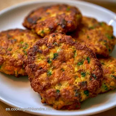 Tortitas de Verduras para 4 Personas Tarjeta de receta