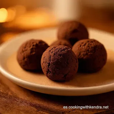 Trufas de Chocolate con Jerez Un Bocado de Espa&ntilde;a Tarjeta de receta